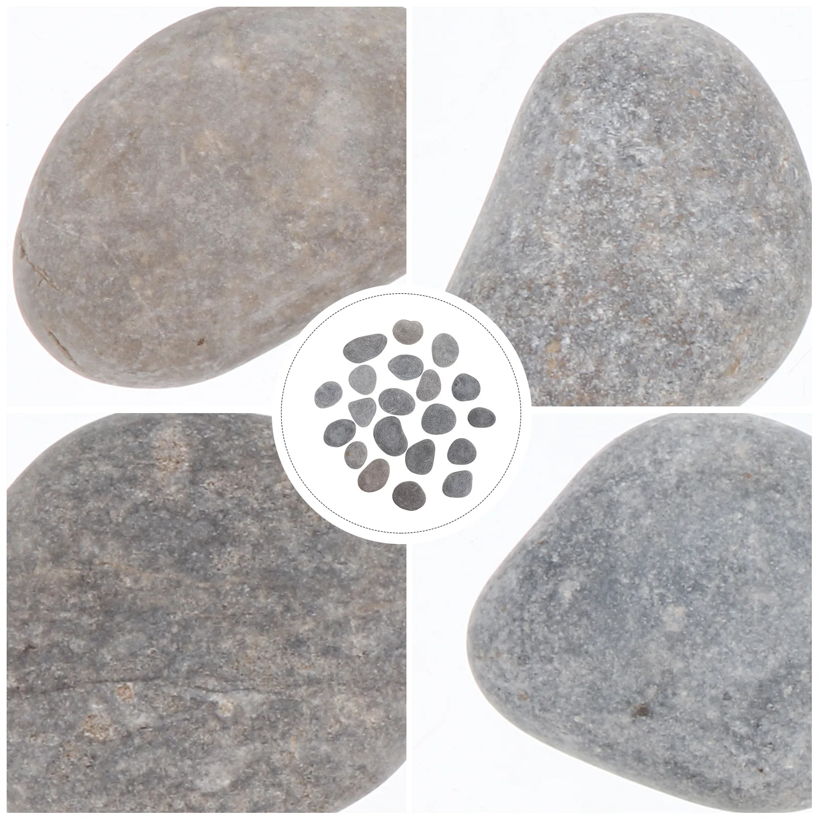 Juego de rocas pintadas suaves, guijarros de playa naturales de aproximadamente 4-6cm para niños, dibujo, pintura, manualidades, actividades de piedras, 1 Juego