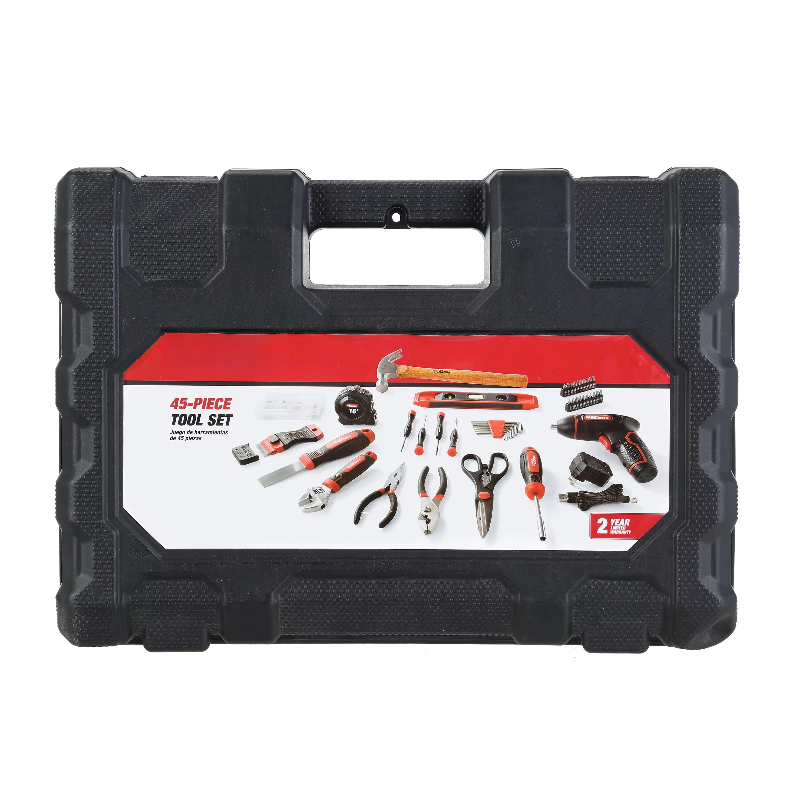 45 PC ホームリペアツールセット、はさみ、六角レンチなど、新品