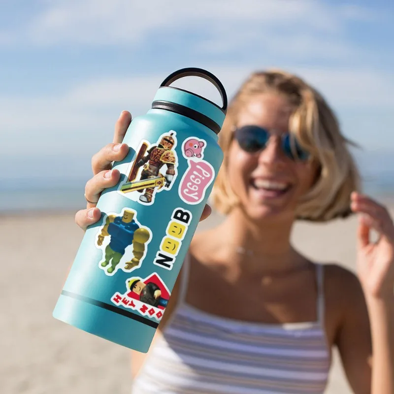 53 قطعة/المجموعة ROBLOX ملصقات قوس قزح أصدقاء الكتابة على الجدران الديكور المحمول التزلج خزانة الأمتعة ملصق مضاد للمياه هدية حفلة