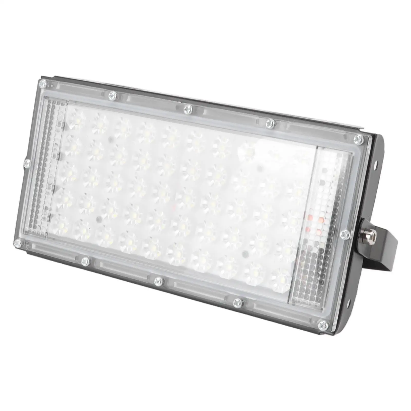 50W LED Flood Light - Adjustable for outdoor Security Light, 6000K White, IP66 Waterproof, Metal Shell, AC110V