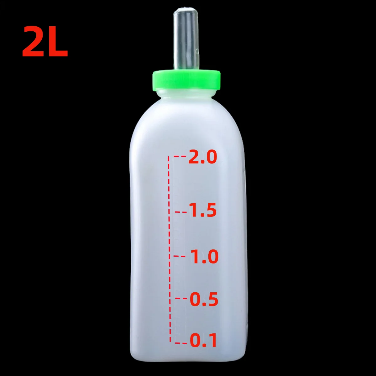2L Lamb Milk Bottle with Nipple Calf Donkey Animal Veterinary Feeding Artifact Cow Sheep Milk Pot Farm Animal Feeding Tool 1Pc view 4