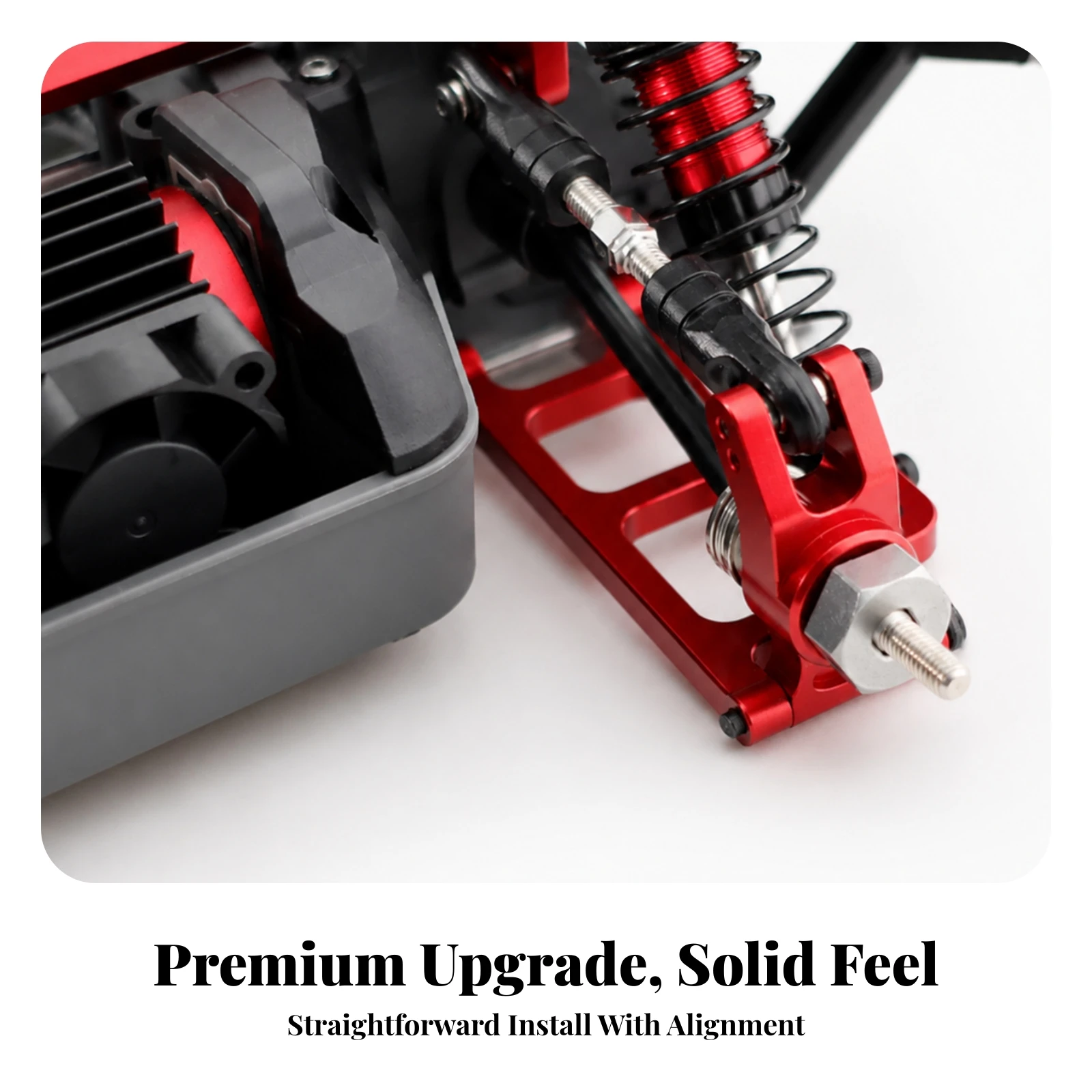 2 Pieces Rear Lower Shock Absorption Arms Aluminum Rear Lower Control Arms Parts Direct Replacement Long-Lasting for Hobbyists