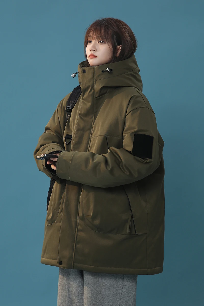 

Men and Women Winter Warm Jacket Parka Windproof Parkas Male Keep Warm Parkas Men Windproof Hooded Thicken Multi-pocket Coat
