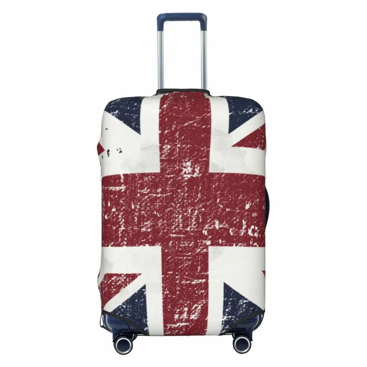

Custom Fashion British Flag Luggage Cover Protector Dust Proof Union Jack UK United Kingdom Travel Suitcase Covers