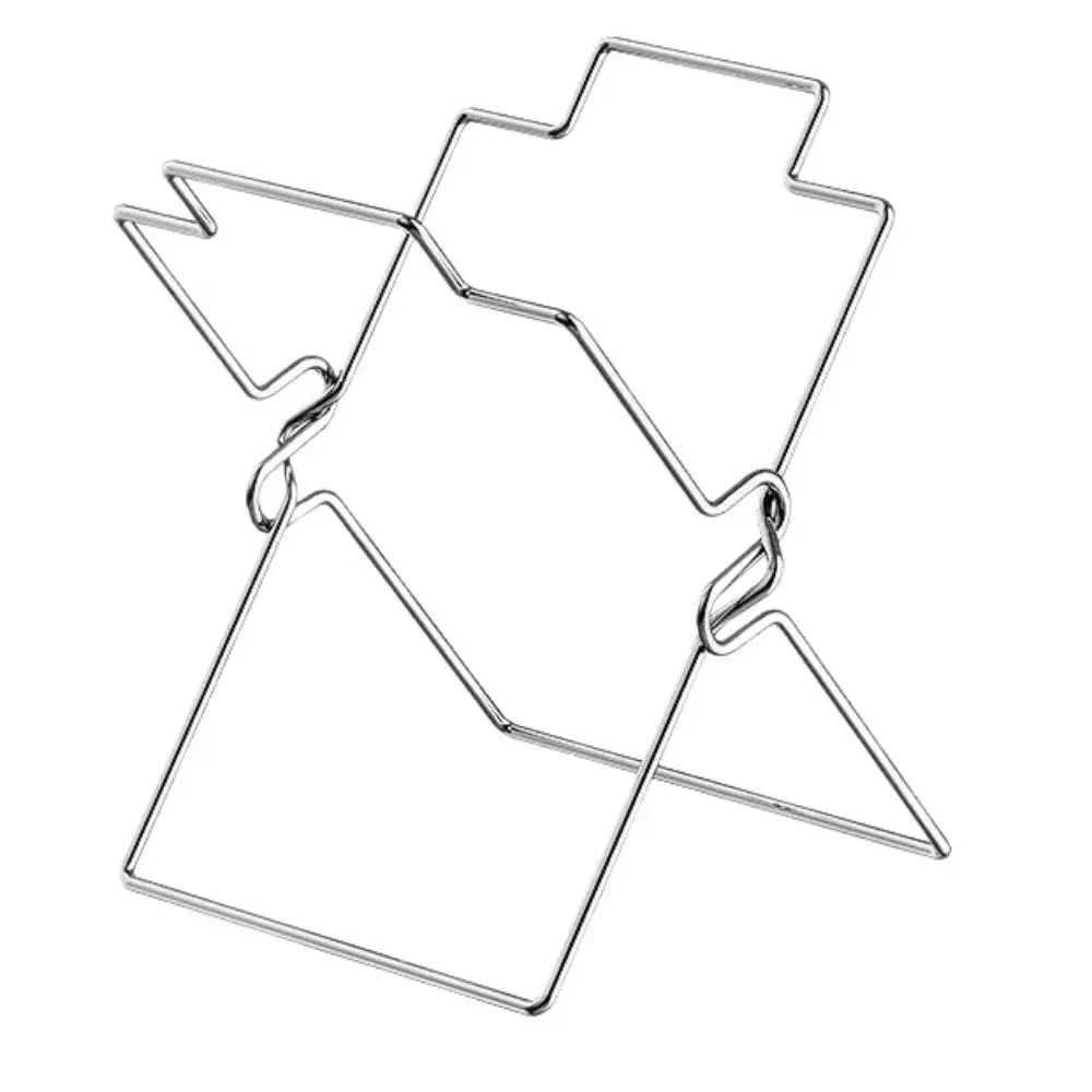 Stainless Steel Trash Bag Holder Foldable Reusable Kitchen Waste Rack Open Frame Freestanding Food Scrap Holder
