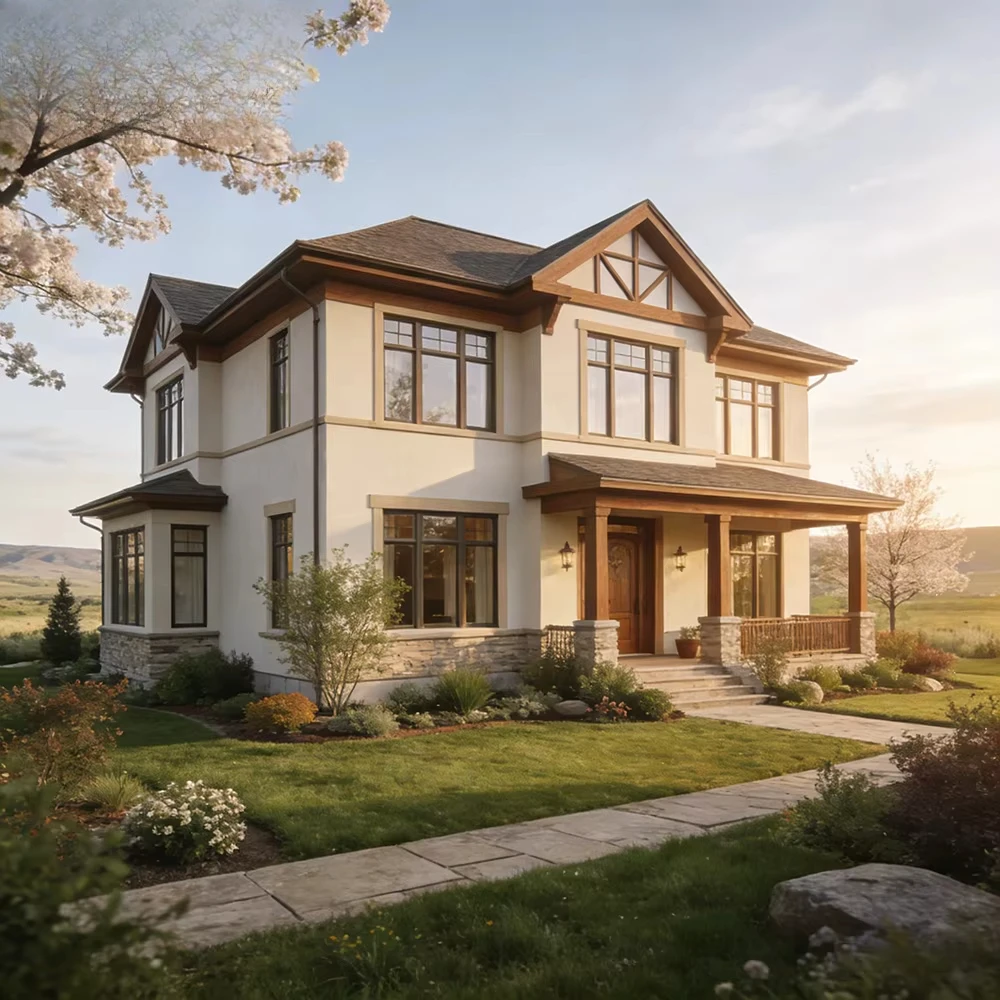 Modular prefabricated houses Light steel villas and residences Durable steel structures