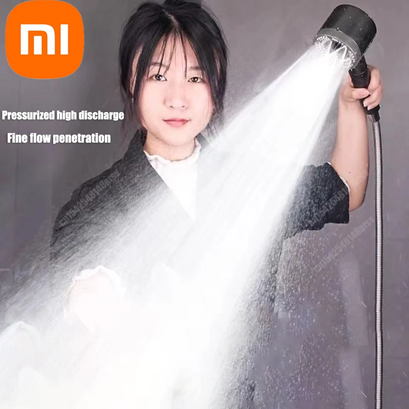 Xiaomi 5 Modes Head High Pressure Showerhead Portable Shower Filter Rainfall Faucet Tap Bathroom Bath Home Bathroom Accessories