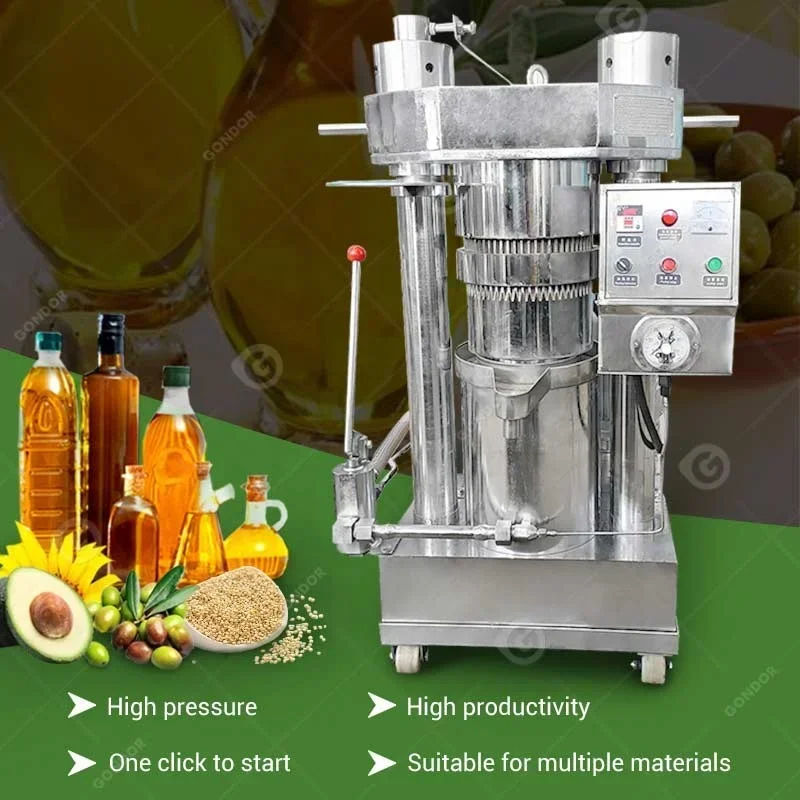 Commercial Hydraulic Olive Avocado Sesame Cocoa Butter Presser Press Oil Cold Extraction Machine From Italy