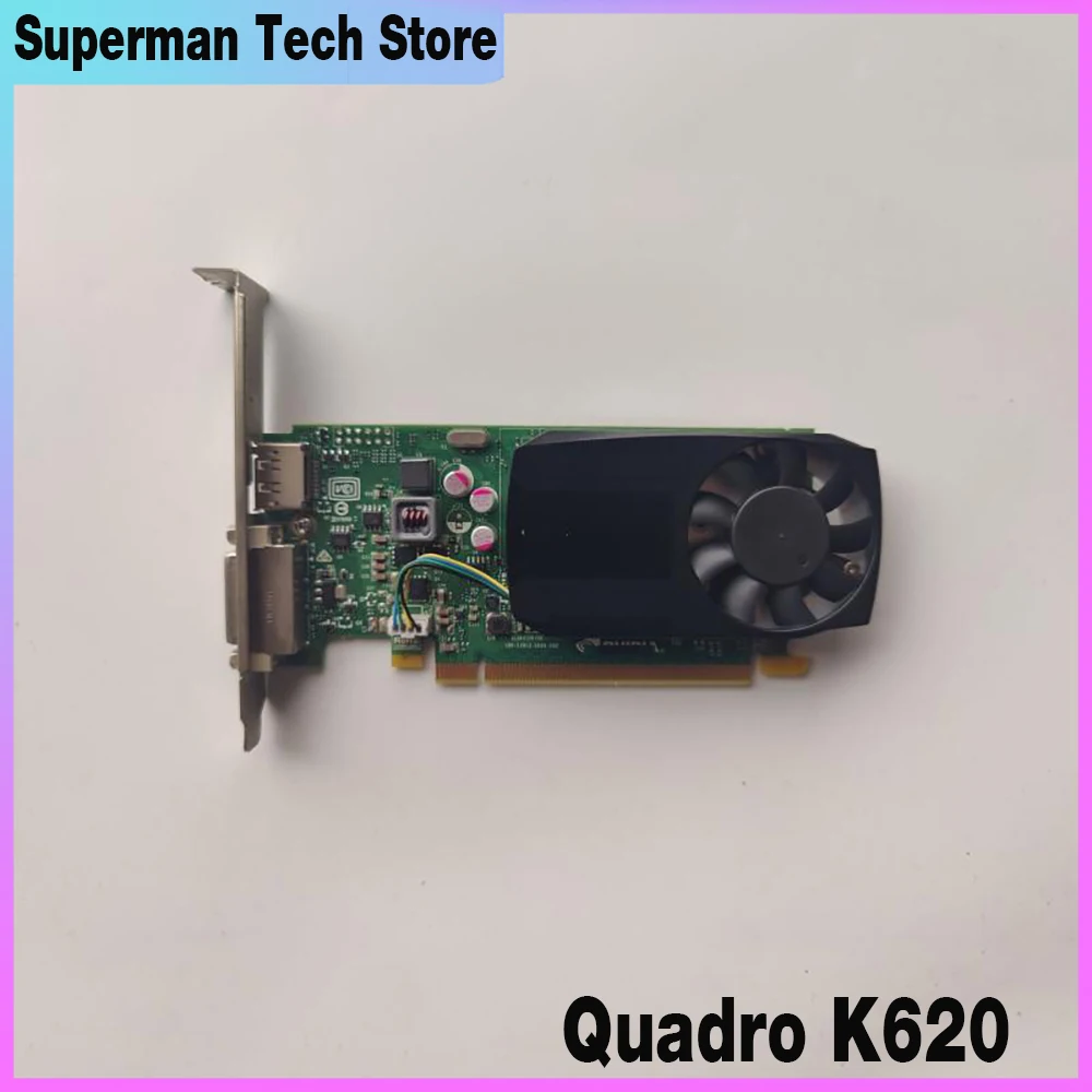 For Quadro K620 Graphics Card 2GB Professional Graphics Design 3D Modeling Rendering CAD/PS Drawing 4K