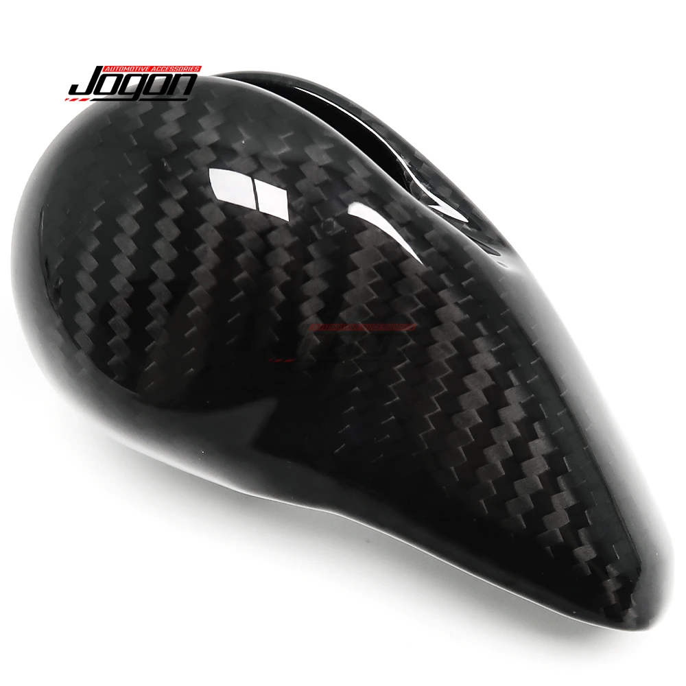 Real Carbon Fiber Car Interior Gear Shift Head Knob Panel Cover Trim For Porsche Macan 2010 2011 2012 2013 2014-2020 Accessories