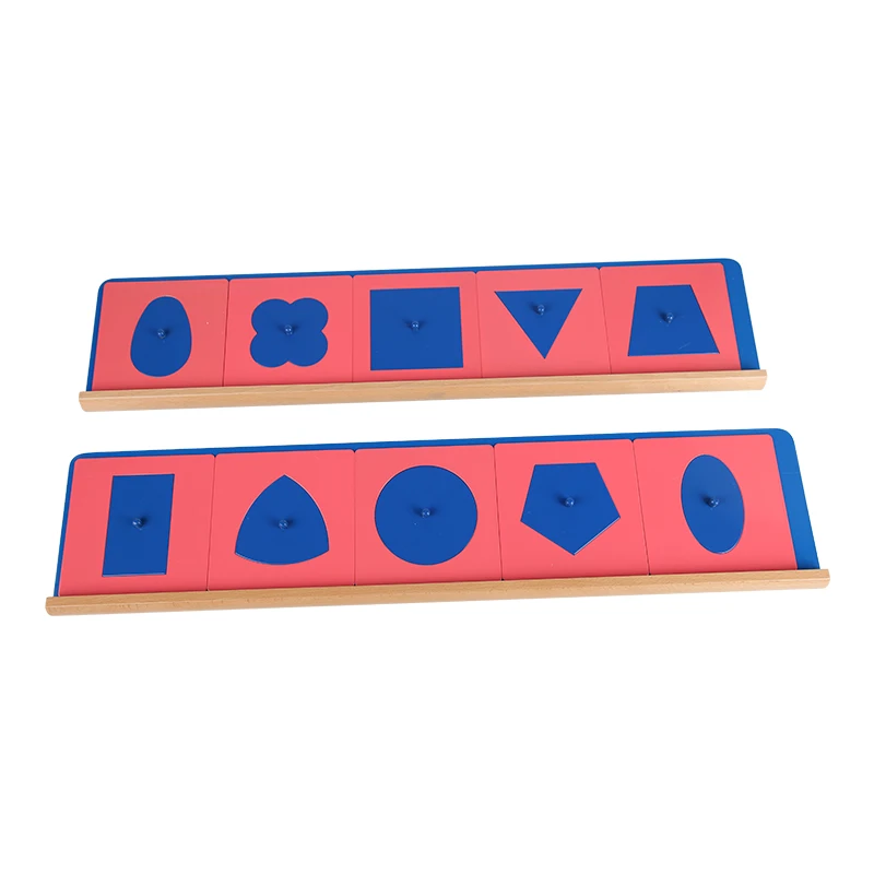 10 pz/set materiali Montessori inserti in metallo di qualità professionale educazione prescolare forme geometriche giocattoli per bambini regalo per bambini