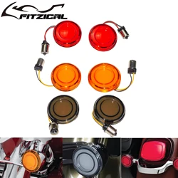 Motorcycle 1156 LED Bullet Style Rear Turn Signal Light Lamp For Harley Softail FLSTS Dyna Breakout Sportster Touring Road Glide