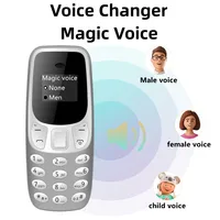 SERVO Small Mobile Phone Bluetooth Dialer Magic voice Low Radiation Telephone Call Recording 2/3 SIM GSM Unlocked Mini Cellphone 5