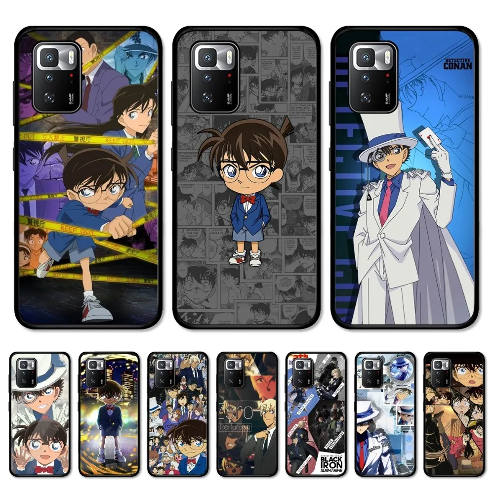 Detective Conan Anime Phone Case For Redmi Note 4 X 5 A 6 7 8 Pro T 9 Pro 9S 10 Pro 11 Pro 11S 11Epro PocoM3pro