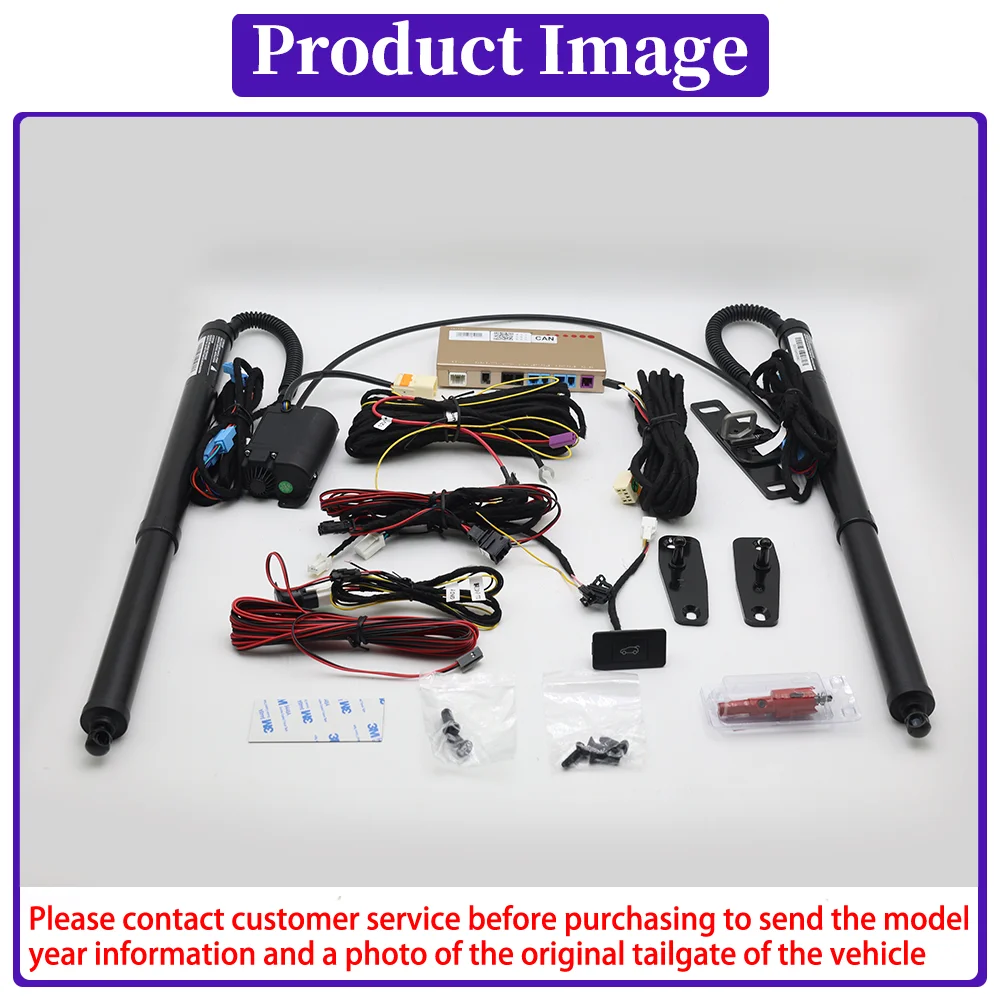 ل Volkswagen VW Tayron Tiguan 2 Mk2 2025 2026 ترقية مجموعة الباب الخلفي الكهربائي الأوتوماتيكي للسيارة نظام الباب الخلفي الذكي للسيارات #6