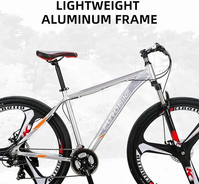 Mountain Bike 27.5 Light weight Aluminum Frame Front Suspension Daul Disc Brakes 21 Speed Bicycles for Mens Bikes Mountain Bike