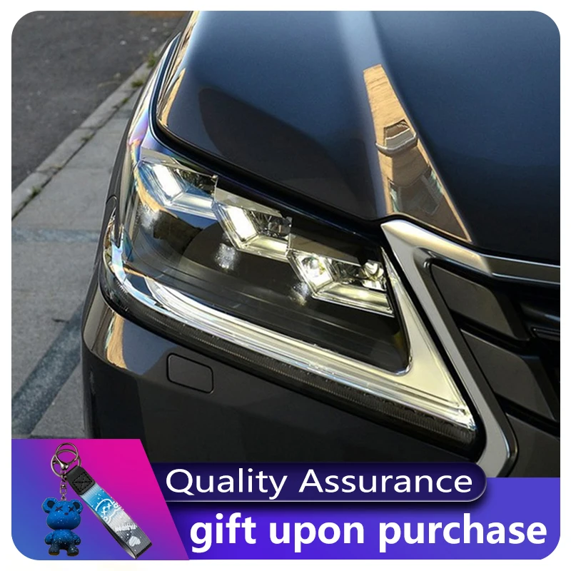 Car Accessories Styling For Lexus LX570 2016-2020 Front Lamp DRL Headlight Turn Signal Highlight LED Bulbs Projector Lens Auto