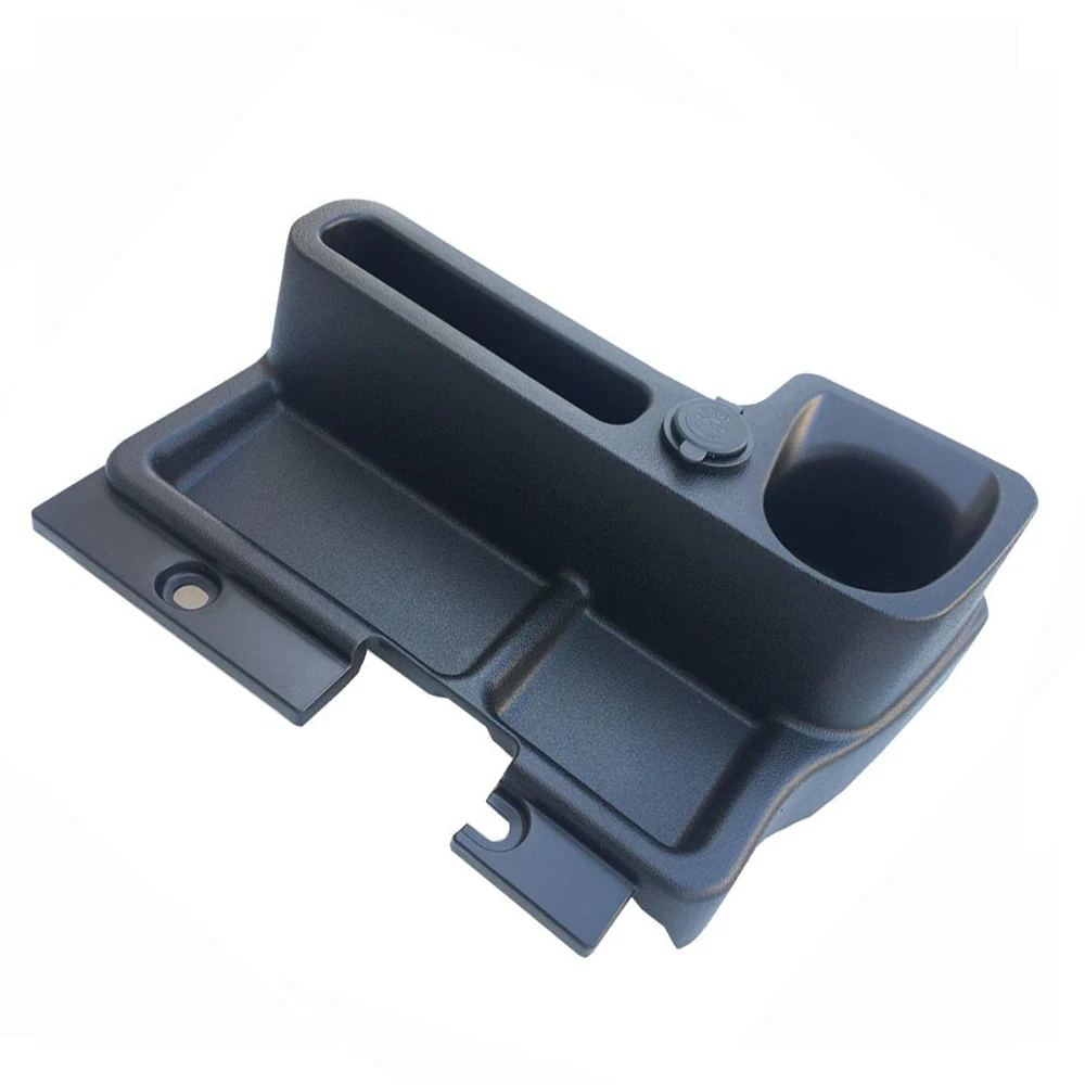 For Toyota For Land Cruiser 70 Series LC76 LC77 LC78 LC79 Center Console Storage Box Tray Cup Holder Organizer With USB Port