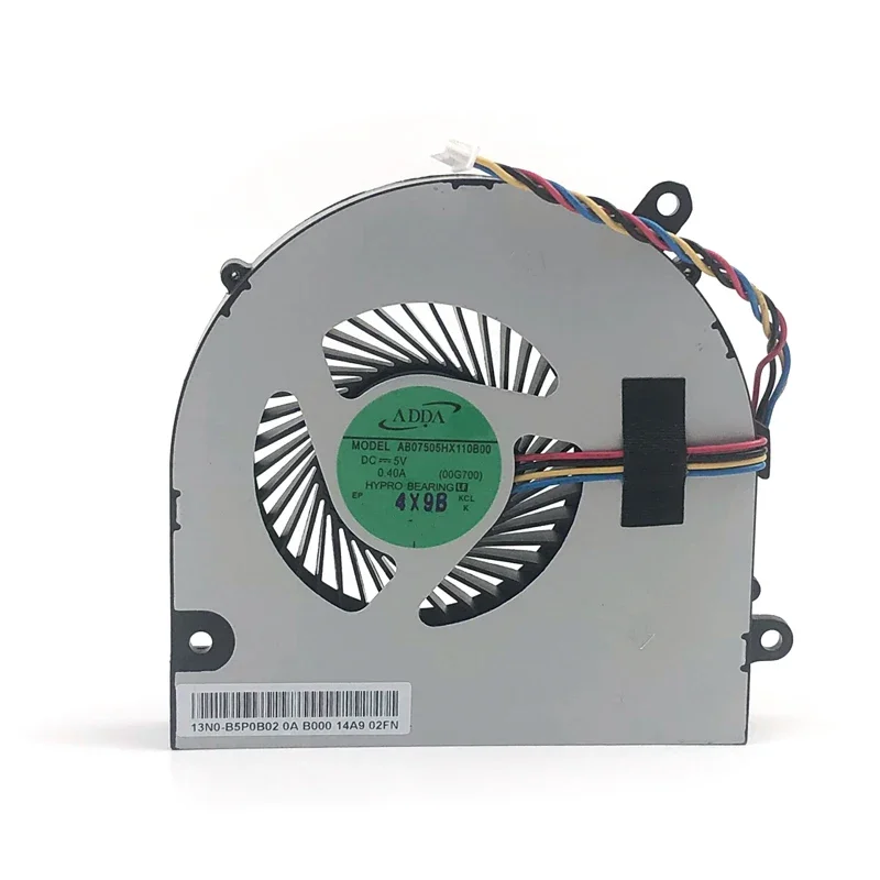 New Original Laptop CPU Cooling Fan For Lenovo Ideapad G700 G700A G700AT G710 G710A Cooler Radiator AB07505HX110B00 4wires