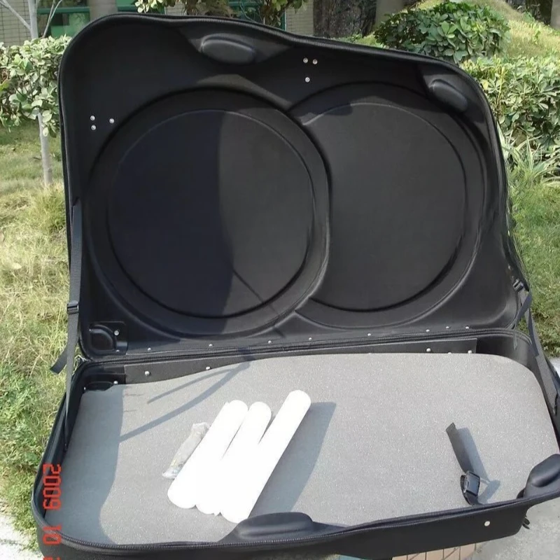 Bicycle loading case, hard shell EVA or ABS checked case with rollers