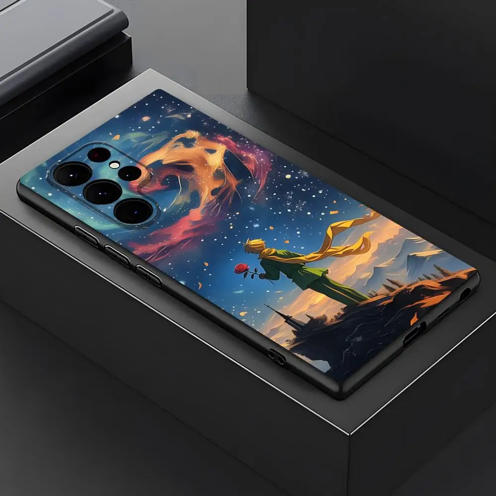 The Little Prince Cartoon Phone Case For Samsung Galaxy S20 S21 S22 S23 A23 A53 A54 A34 Pro Plus Ultra Fe Back Cover image 3