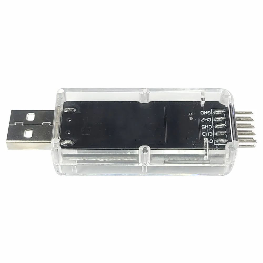 USB Logic Analyzer Module for Linux Win7/10 Microcontroller ARM FPGA Debugging Tool 16-24MHz Sampling 8 Channels