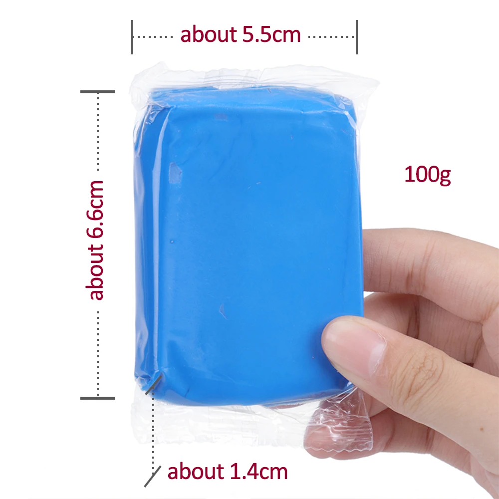 Car Detailing Clay Bar Auto Clay Bar Cleaner For Vehicles Glass Washing Cleaning Paint Care And Adsorption Capacity 100g