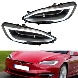 For Tesla Model S 2017 2018 2019 2020 Car Headlight Front Bumper Headlights Headlamp Headlamps 1053570-00-F 1053571-00-F