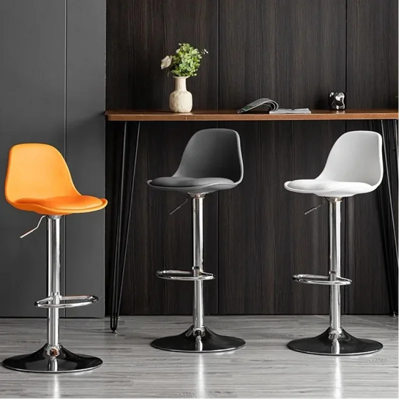 

Modern Minimalist , Adjustable Height, Swivel High , Front Desk Cashier Chair, Home Bar Stool