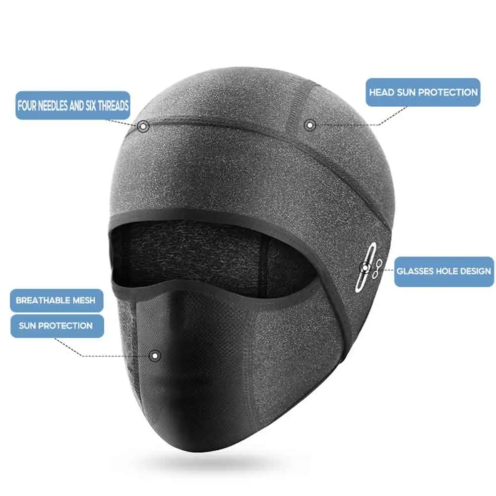 Outdoor Full Face Mask MTB Outdoor Sports Balaclava Cover Ice Silk Scarf Cycling Motorcycle Head Cover Bike Accessories