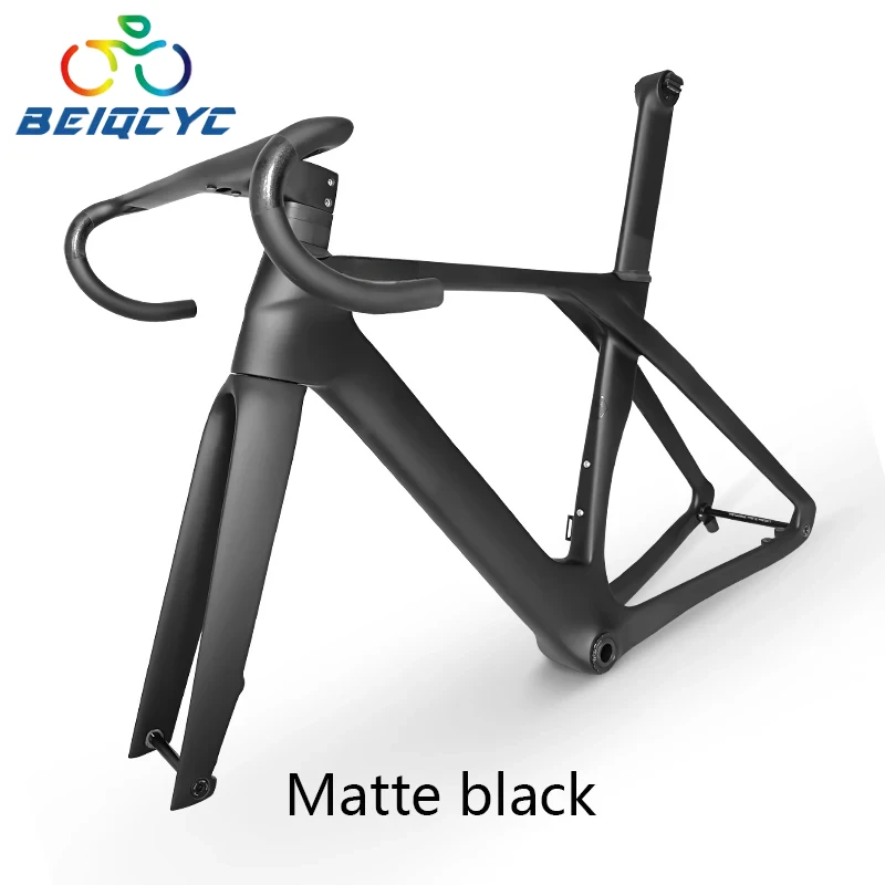 700C Carbon Road Bicycle Frame Flat-Mount Disc Brake BBT47 Fully Hidden Line Road Bike Frameset Mechanical&Di2 Race Bike Frame