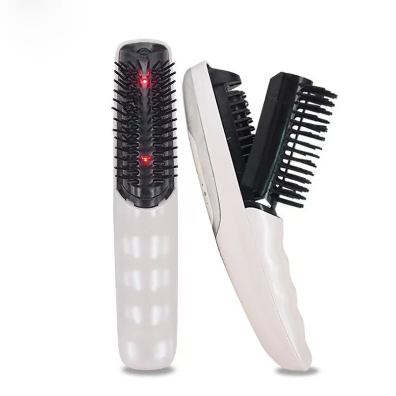 

2in1 Electric Massage Comb Portable Laser Red Light Hair Growth Vibration Head Massager Anti-Hair Loss Scalp Meridians Brush