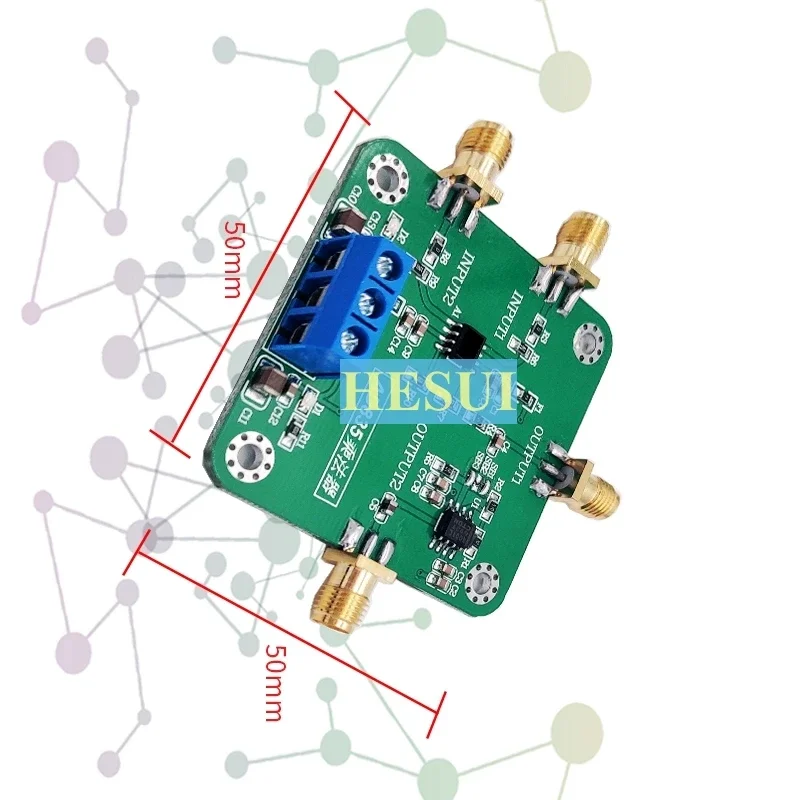 Multiplier module AD835 mixed broadband modulation and demodulation band post-stage OP-amp 4 quadrant mode