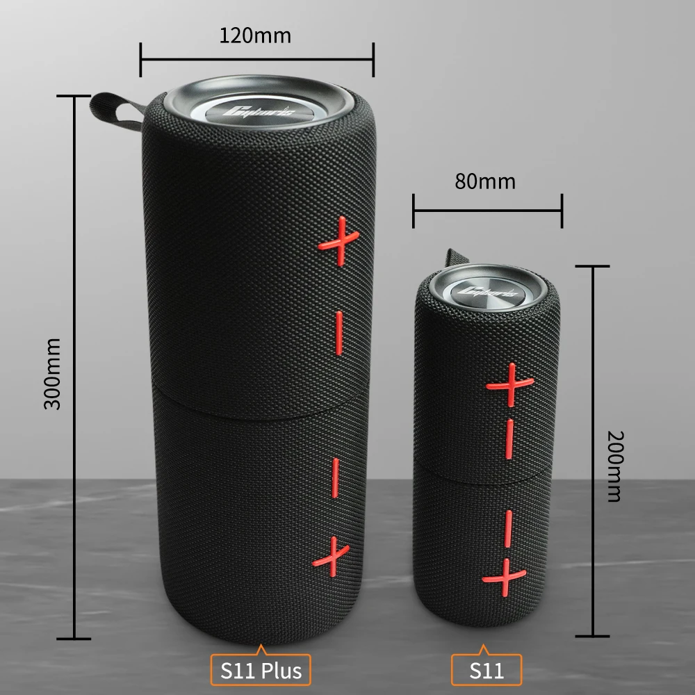 2 in 1 Portable Split 40W Wireless Speaker, IPX6 Waterproof Portable Dual Speaker with RGB Lights TWS Pairing for Outdoor, Home
