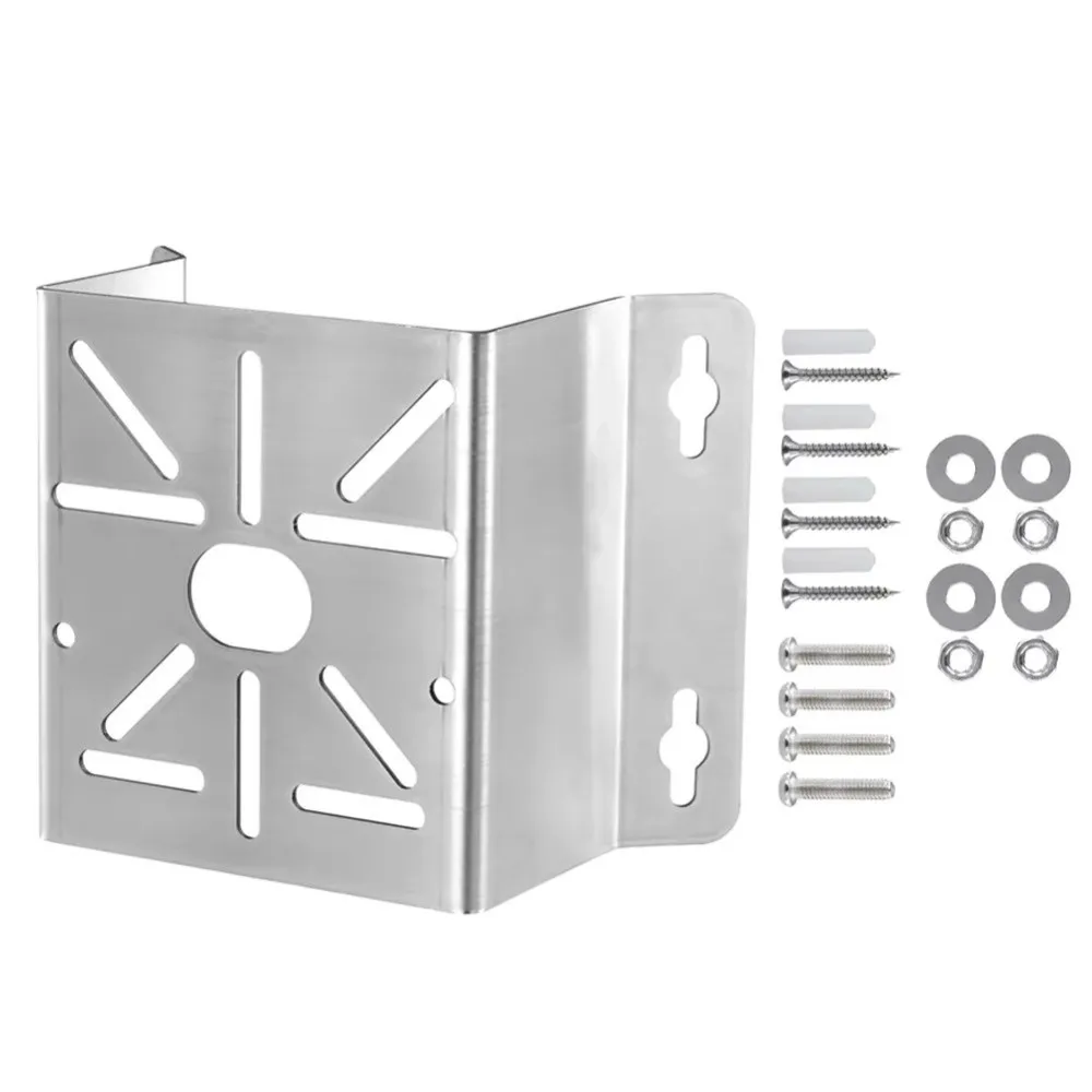Stainless Steel Outdoor Wall Bracket Wall-mounted Silver Camera Support Fixing Bracket Kit for S340 Eufy
