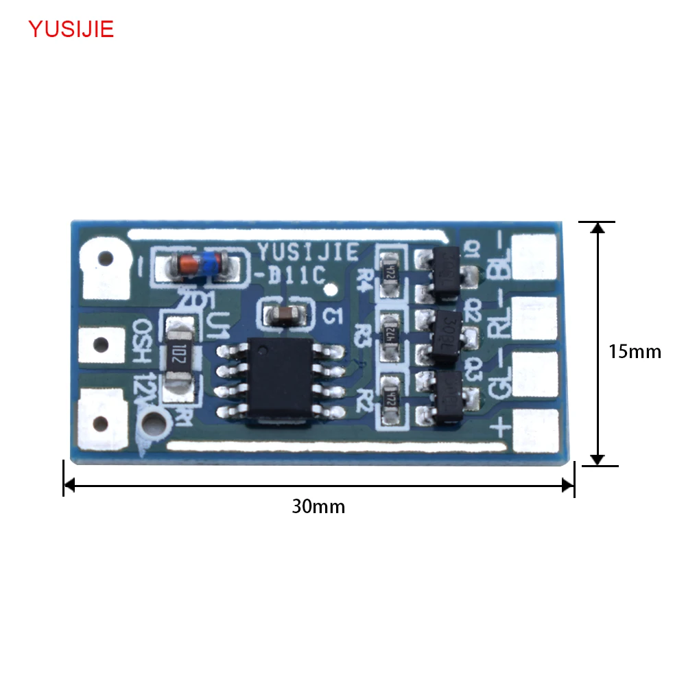 Scheda di controllo della striscia LED 11 tipi di modalità lampeggianti interruttore a pulsante modulo driver striscia RGB