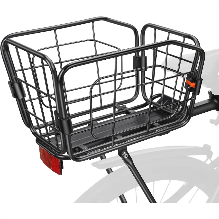 

ONVIAN задняя велосипедная стойка из алюминиевого сплава, грузовая стойка для велосипеда, 22 л, большая вместительная велосипедная корзина, складная съемная для велосипедов для взрослых
