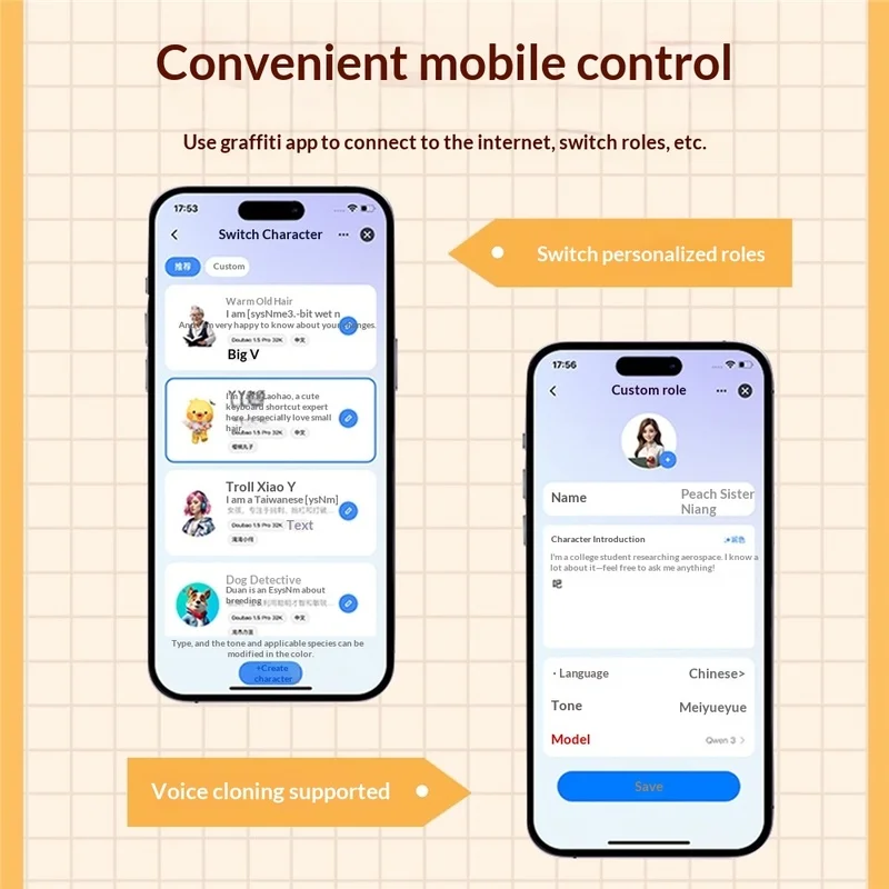 لعبة قطيفة تفاعلية للحيوانات الأليفة بالذكاء الاصطناعي - رفيق ChatGPT الذي يتم التحكم فيه بواسطة التطبيق مع الدردشة الصوتية، لعبة ذكية تعليمية محبوبة دعم عاطفي