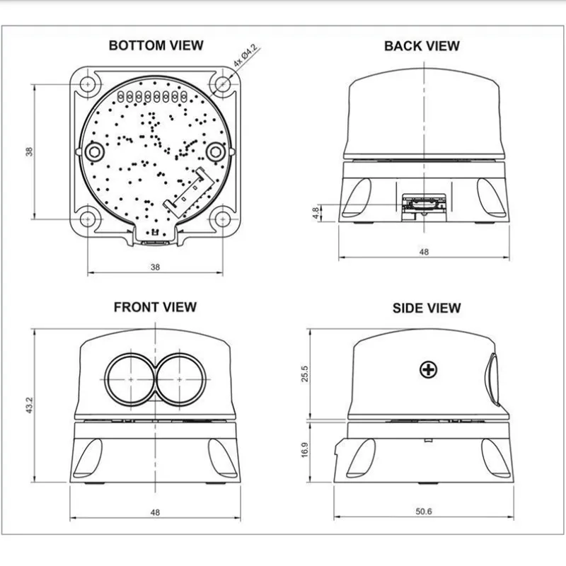 Skanujący mikro-LiDAR SF45/B, czujnik LiDAR 50m