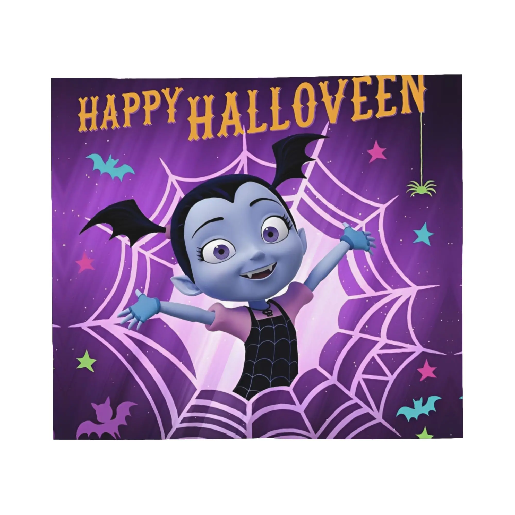بطانية مصاص الدماء للمراهقين من vampirina بطانيات رمي ناعمة مريحة للأريكة مقاس 50 × 60 بوصة مفرش سرير متعدد المقاسات #2