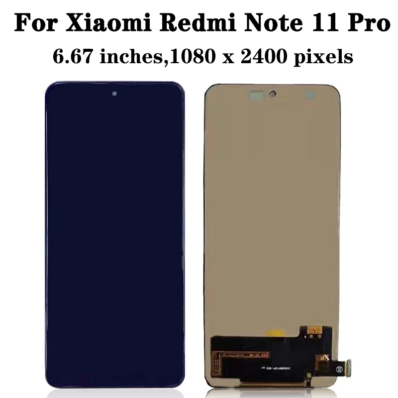 Imagem -02 - Aaa Mais para Redmi Note11 11s Lcd com Tela Sensível ao Toque 2201117tg 2201117tg 2201117sg Exibição para Xiaomi Redmi Nota 11 Pro Lcd 2201116tg