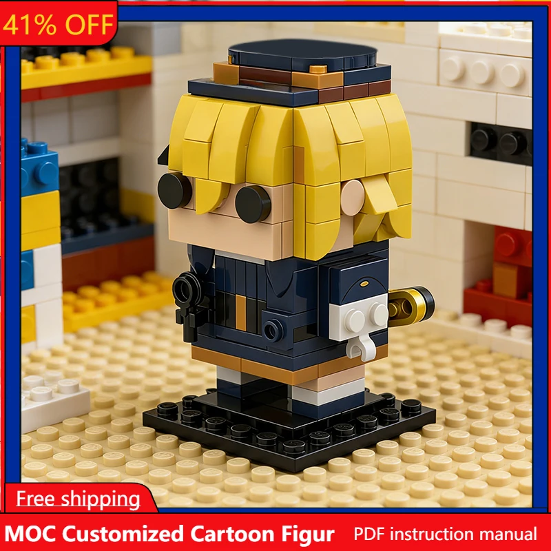 

Набор из 159 деталей: Модульные фигурки-куклы MOC для самостоятельной сборки, развивающий конструктор для мальчиков, подарок на Рождество