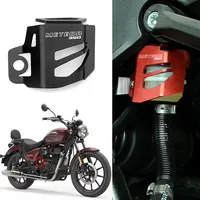 New Fit For Royal Enfield Meteor 350 Meteor350 2020 2021 Motorcycle Accessories Rear Brake Fluid Reservoir Guard Cover Protector