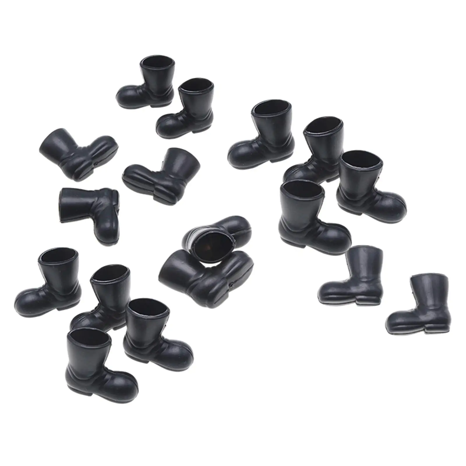 أحذية صغيرة لعيد الميلاد أحذية سانتا زخرفة المطاط 1 12 لعبة مصغرة لبيت الدمى لتزيين مشهد العطلة بنفسك