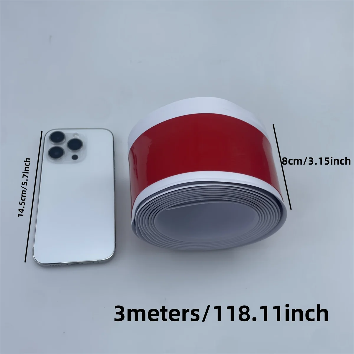 1 قطعة 1 متر/2 متر/3 متر لينة PVC التفاف البلاستيك الطابق التفاف ذاتية اللصق مرنة الركيزة صب أجزاء الديكور