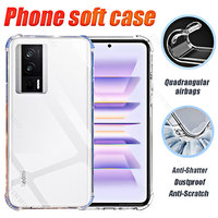Soft Silicone Shockproof Case for Xiaomi Redmi K60 Pro K60E Clear Transparent for Redmi K 60 60E 60Pro Anti-Scratch Covers Shell