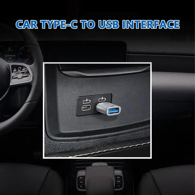 2023 New LED USB 3.0 To Type C Adapter OTG USB-A ToUSB Type-C Female Connector For Smart Phone Adapters