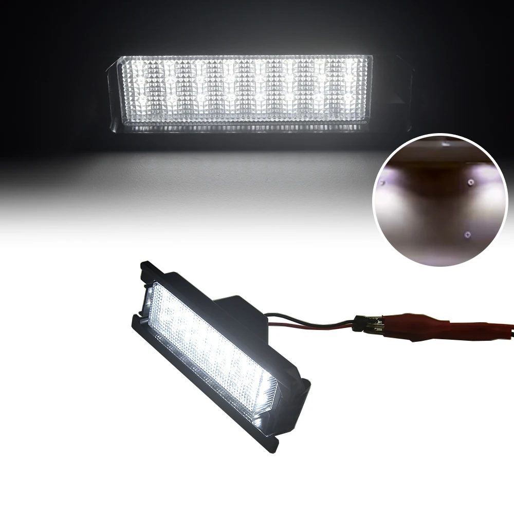 Luz LED Blanca para Matrícula de Daihatsu Move LA100/LA110, Mira L275/L285, Terios L455/L465, Boon Materia M401/M402/M411