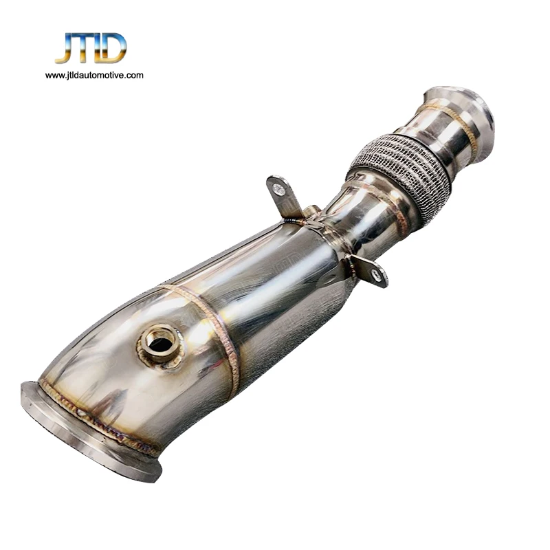 Downpipe For BMW 5 series G30 G31 530 304 Stainless Steel Performance Catless Exhaust System  - Active Sound System Exhaust