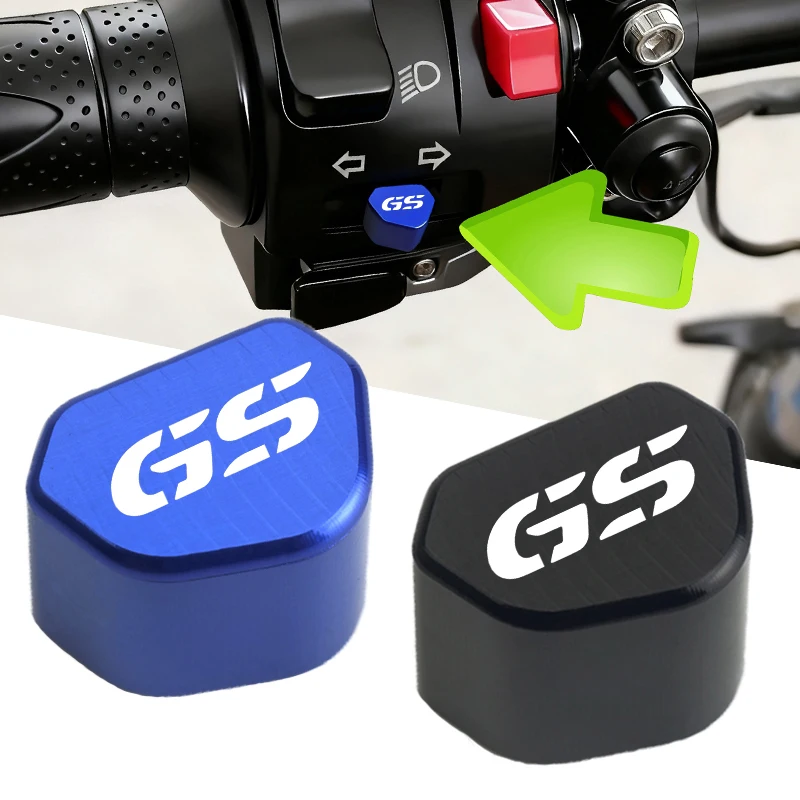 Motorcycle CNC Accessories Switch Button Turn Signal Key Cap Fit For BMW GS R1250GS R1200GS F850GS F800GS F750GS F650GS